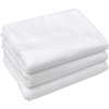 Textile R-R - Hotel Basics Twin Size Fitted Bed Sheets, 76 » x 39 » x 9 », Blanc - Paquet de 12