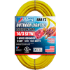 U.S. fil 73100 100 Ft. Trois conducteurs jaune Temp-Flex lumineux Branchez le cordon, 14/3 GA., 300V, 13 a