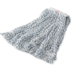 Rubbermaid® Web moyen pied coton/synthétique humide finition Mop W / bandeau 1" - FGA41206WH00 - Qté par paquet : 6
