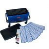 Rubbermaid® 18" Microfiber Finish Kit, Blue, 10 Gallon Capacité - FGQ050000000