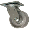 RWM Casters 46 Series 4" Cast Iron Wheel Swivel Caster - 46-CIR-0420-S