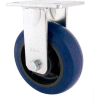 RWM Casters 46 Series 8" Rubber on Aluminum Wheel Swivel Caster - 46-RAB-0820-R-EHT
