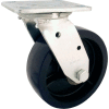 RWM Casters 5" Urethane on Iron Wheel Swivel Caster with Optional Mount Plate - 46-UIR-0520-S-43ST