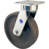 RWM Casters 65 Series 8" Rubber on Iron Wheel Swivel Caster - 65-RIR-0820-S