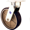 RWM roulettes 65 série 6" uréthane sur aluminium roulette de roue pivotante - 65-RAU-0620-S