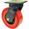 RWM Casters 96 Series 8" Urethane on Iron Wheel Swivel Caster - 95-UIR-0830-S