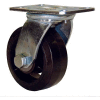 RWM Casters Economy 53 Series 8" Urethane on Iron Wheel Swivel Caster - E53-UIR-0825-S