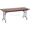 Correll Folding Table - Melamine - 30" x 72", Walnut