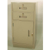 Fenco Teller socle armoire S-204L-B - 2 tiroirs gauche porte 19" W x 19 H « D x 38-1/2 » noir