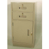 Cabinet de piédestal de Fenco Teller S-204R-je - 2 tiroirs droite charnières de porte 19" W x 19 « D x 38-1/2 » H gris