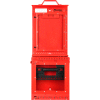 MasterLock® Station de contrôle des permis avec boîte de verrouillage de groupe, Wall Mounted, Red, S3500