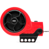 MasterLock® dispositif de verrouillage de câble rétractable de 9'L, câble d'acier, rouge/noir, S856