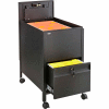 Safco® 5364 tiroir Based lettre baignoire Mobile Taille fichier avec serrure - Noir