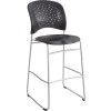 Chaise de taille Bistro Desafco® Re™ve avec dos rond - Noir