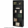 6-Shelf Economy Bookcase - Black
