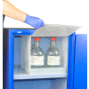 SciMatCo Compartiment d’isolation en polyéthylène à l’acide nitrique, fermeture manuelle, 13-5/16 po L x 15-1/4 po P x 13-7/16 po H
