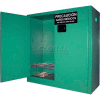 Securall® 24 D - E Cylinder Vertical Medical Fire Lined Gas Cabinet 43"Wx18"Dx44"H Manuel Fermer