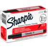 Sharpie® Permanent Marker, Ultra-Fine, Black Ink, Douzaine