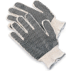 Knit Gloves With Black PVC Dot Grip