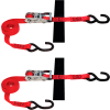 Snap-Loc® S-Hook Ratchet Tie-Down Strap, 2500 lb. Capacité, 1 » x 8', Pack de 2
