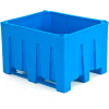 Bonar Plastics Sani-Box® Container - Fourche Runner base 1500 lb Cap. - 48 "L x 40" W x 31 "H bleu