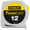 Ruban à mesurer avec boîtier en métal PowerLock® Stanley 33-212, 1/2 po x 12 pi
