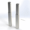 Kit d’extension de hauteur Spanco pour grue de portique en aluminium, capacité de 4000 lb