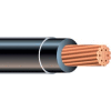 Southwire 20502101 THHN 2 Gauge Building Wire, Stranded Type, Black, 500 ft