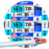 Southwire 63946855 Romex SIMpull ® Cable with Ground, White, 14/3 Awg, 250 ft