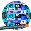 Southwire 63949202 Romex SIMpull ® Cable with Ground, Black, 8/3 Awg, 125 ft