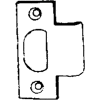 1-1/4" T Strike W/ 13/16" Lip - Nickel Plated - Pkg Qty 100