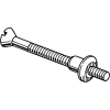 Thru Bolt And Grommet Nut - Zinc Plated - Pkg Qty 100