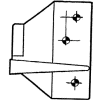 Overlapping Strike - Zinc Plated For Ul523/Ul524 - Pkg Qty 5