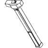 Rim Reversible Panic Device - For Doors 25" - 48" Wide Aluminum