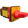Springer Controls/MERZ A104/016-AR2, 16A, 3 pôles, interrupteur de déconnexion, rouge/jaune, montage frontal, verrouillage