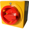 Commandes Springer/MERZ A105/016-AR3E, 16A, 3-pôle, sectionneur fermé, rouge/jaune