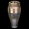 3/4" FNPT No-Lead Brass Foot Valve with Buna-S Rubber Poppet
