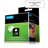 Étiquettes d’adresse de LW DYMO®, grand 1 4/10 "x 3 1/2" noir sur blanc - Qté par paquet : 10