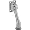 Door Stop, Spring Loaded, H.D. Iron, Aluminum Finish - 658-1013 - Pkg Qty 2