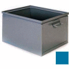 Stackbin® Bin acier 1-6SX - 18 po L x 30 po L x 12 po H Stackbox, bleu