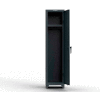 Casier StrongHold® 1-Tier 1 Door, 18 » L x 18"P x 75"H, gris, assemblé