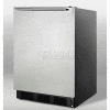 Summit Autoportant All Refrigerator 5,5 Cu. Ft. Black/Stainless Steel