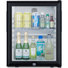 Summit Compact Minibar W / Glass Door & Front Lock 15-7/8"W X 16-3/4"D X 20-1/4"H