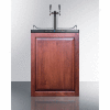 Distributeur de bière Summit, résidentiel intégré, 5,6 Cu. Ft., 24"W x 33-1/2"H, Noir