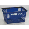 Good L ® Standard Plastic Shopping Basket avec poignée en plastique 20 litres 17"L x 12"W x 9"H Noir - Qté par paquet : 12