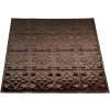 Great Lakes Tin Hamilton 2' X 2' Lay-in Tin Ceiling Tile in Bronze Burst - Y52-06