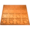 Grande-Lacs Tin Ludington 2' X 2' Nail-up Tin Ceiling Tile in Copper - T57-08