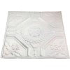 Great Lakes Tin Rochester 2' X 2' Nail-up Tin Ceiling Tile in Antique White - T58-02