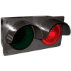 108982 Signal de contrôleur de trafic LED, Horizontal, Rouge/Vert, Mur, 120V