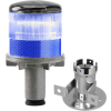 3337-00004 Lumières stroboscopiques à LED alimentées par l’énergie solaire, ampoule bleue